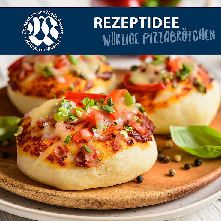 Rezeptidee: würzige Pizzabrötchen | Wasner